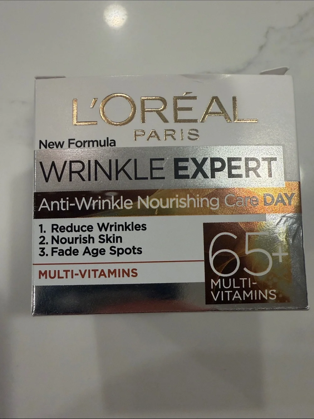 Wrinkle Expert Anti-Wrinkle Nourishing Care Day Cream - White/Gold